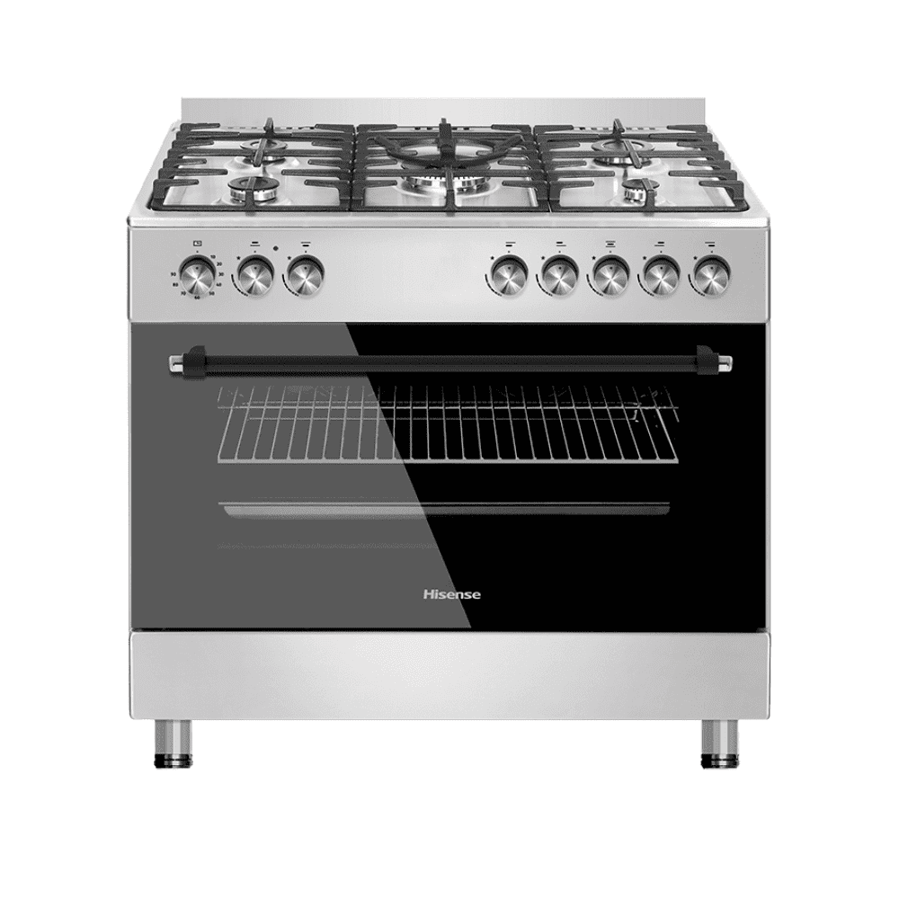 Hisense Stainless Steel Master Stove 90cm 5 Burner Gas or Electric Stove