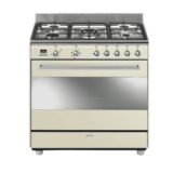 SMEG Stainless Steel 90cm Symphony Cooker Gas & Electric