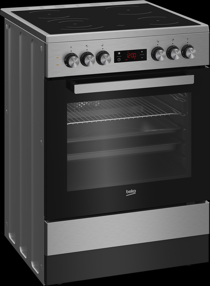 Beko 60cm Vitroceramic Inox