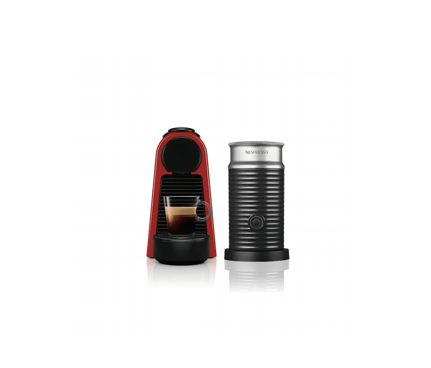 Nespresso Essenza Mini Coffee Machine - Ruby Red