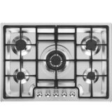 70cm Stainless Steel 5 Burner Gas Hob