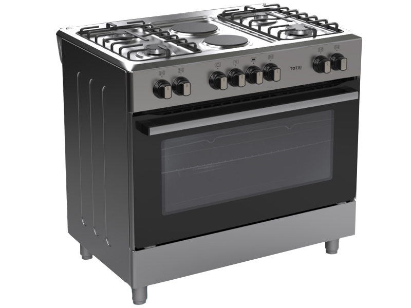 Totai 4 Gas Burners with 2 Electric plates and Electric oven